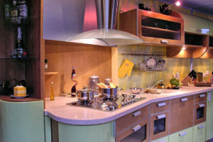 meble kuchenne MDF polysk pistacja v.4